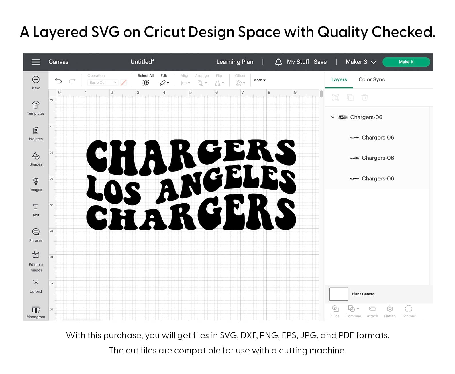 Chargers Los Angeles Wavy Svg Png 7614 Cricut