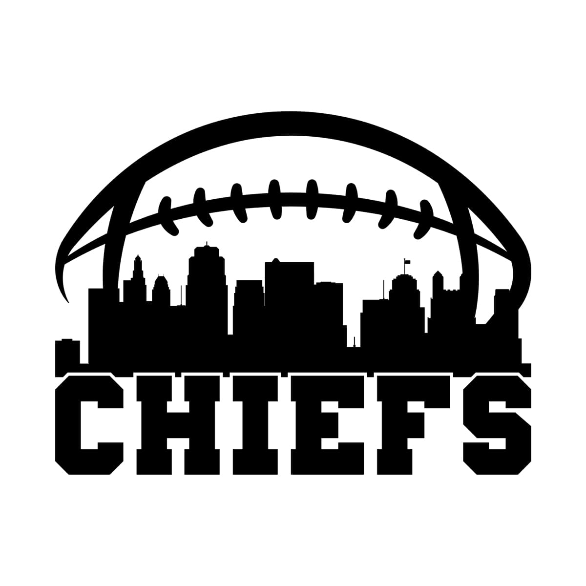 Chiefs City Football Svg Png 7648 A