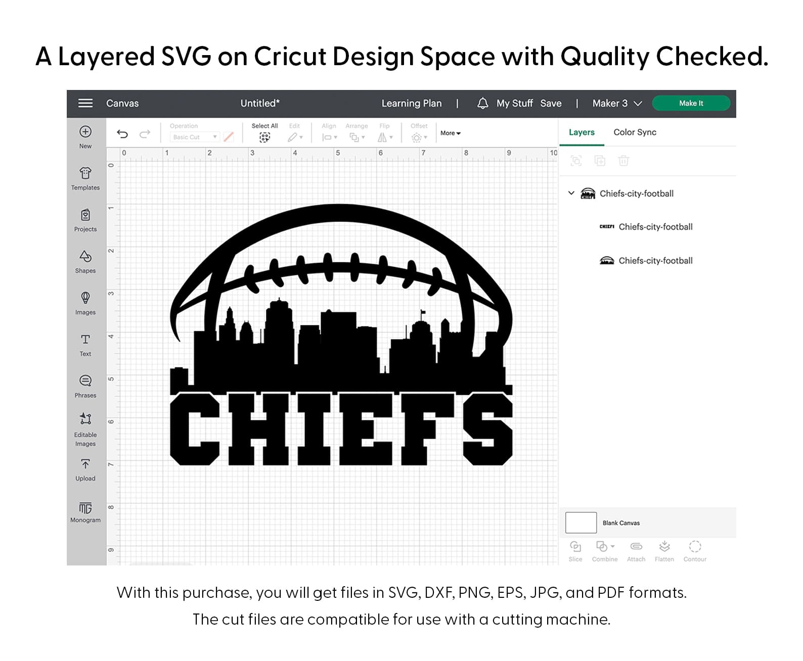Chiefs City Football Svg Png 7648 Cricut
