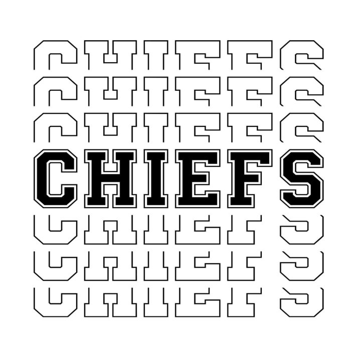 Chiefs Sports Stacked Svg Png 7651 A