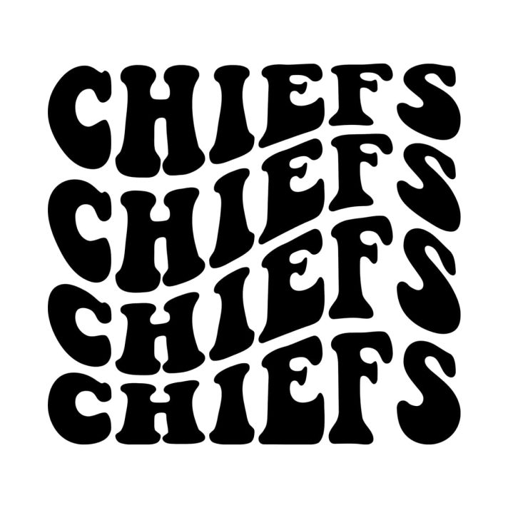 Chiefs Wavy Stacked Svg Png 7642 A
