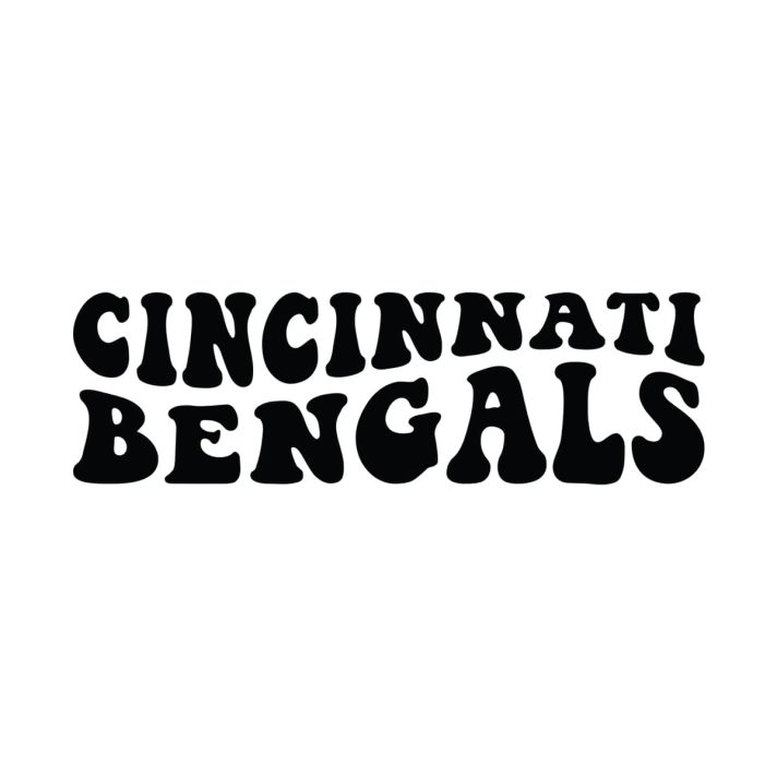 Cincinnati Bengals Wavy Svg Png 7404 A