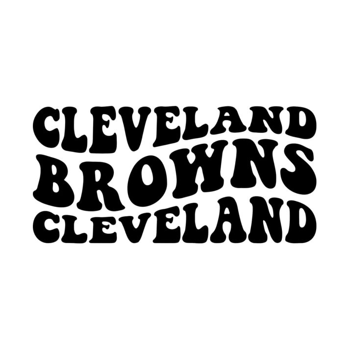 Cleveland Browns Wavy Svg Png 7519 A
