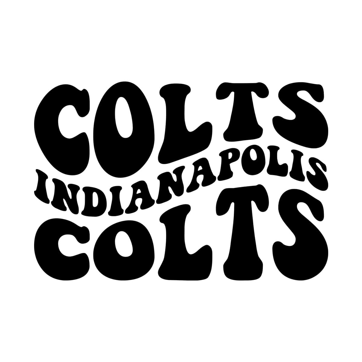 Colts Indianapolis Wavy Svg Png 7660 A