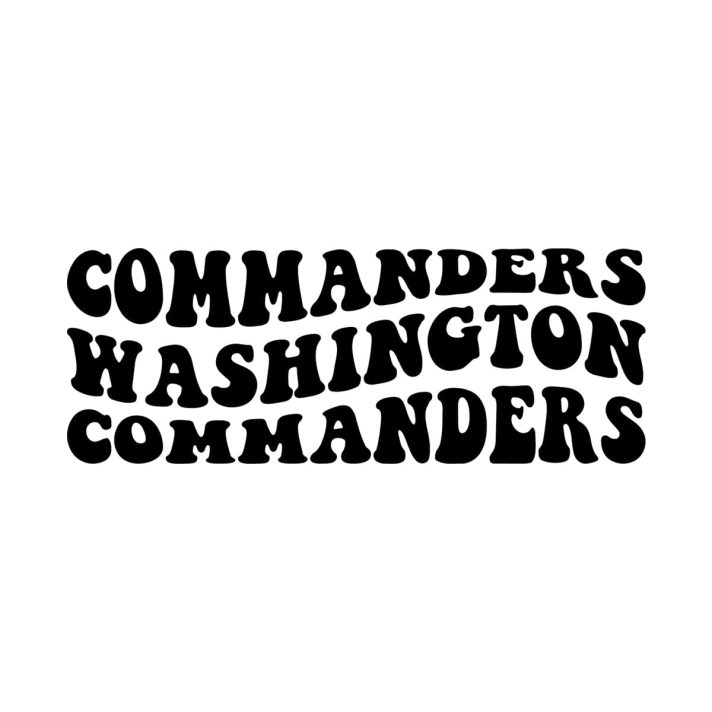 Commanders Washington Wavy Svg Png 7690 A