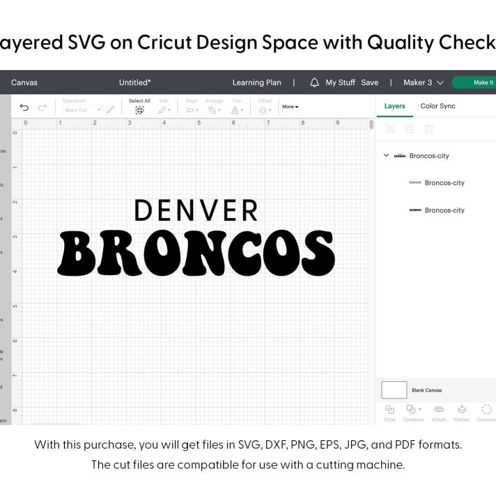 Denver Broncos Svg Png 7486 Cricut