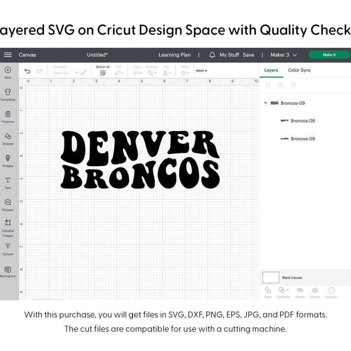 Denver Broncos Wavy Svg Png 7471 Cricut