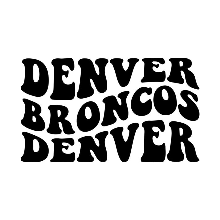 Denver Broncos Wavy Svg Png 7489 A