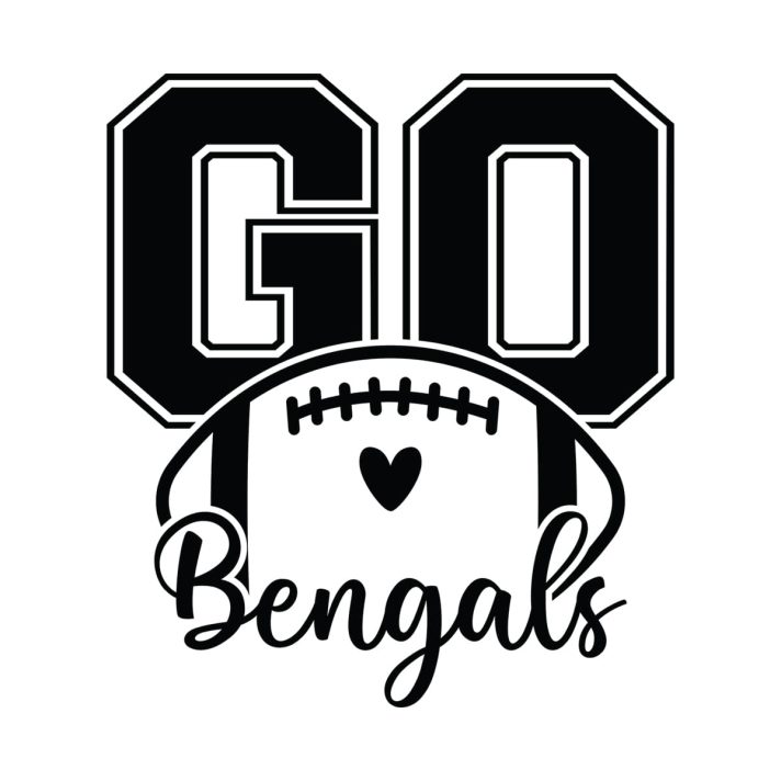 Go Bengals Football Svg Png 7413 A