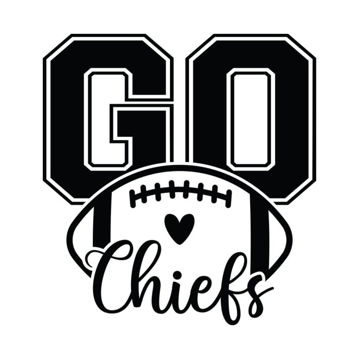 Go Chiefs Football Svg Png 7633 A