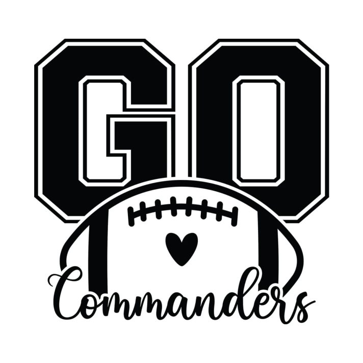 Go Commanders Football Svg Png 7711 A