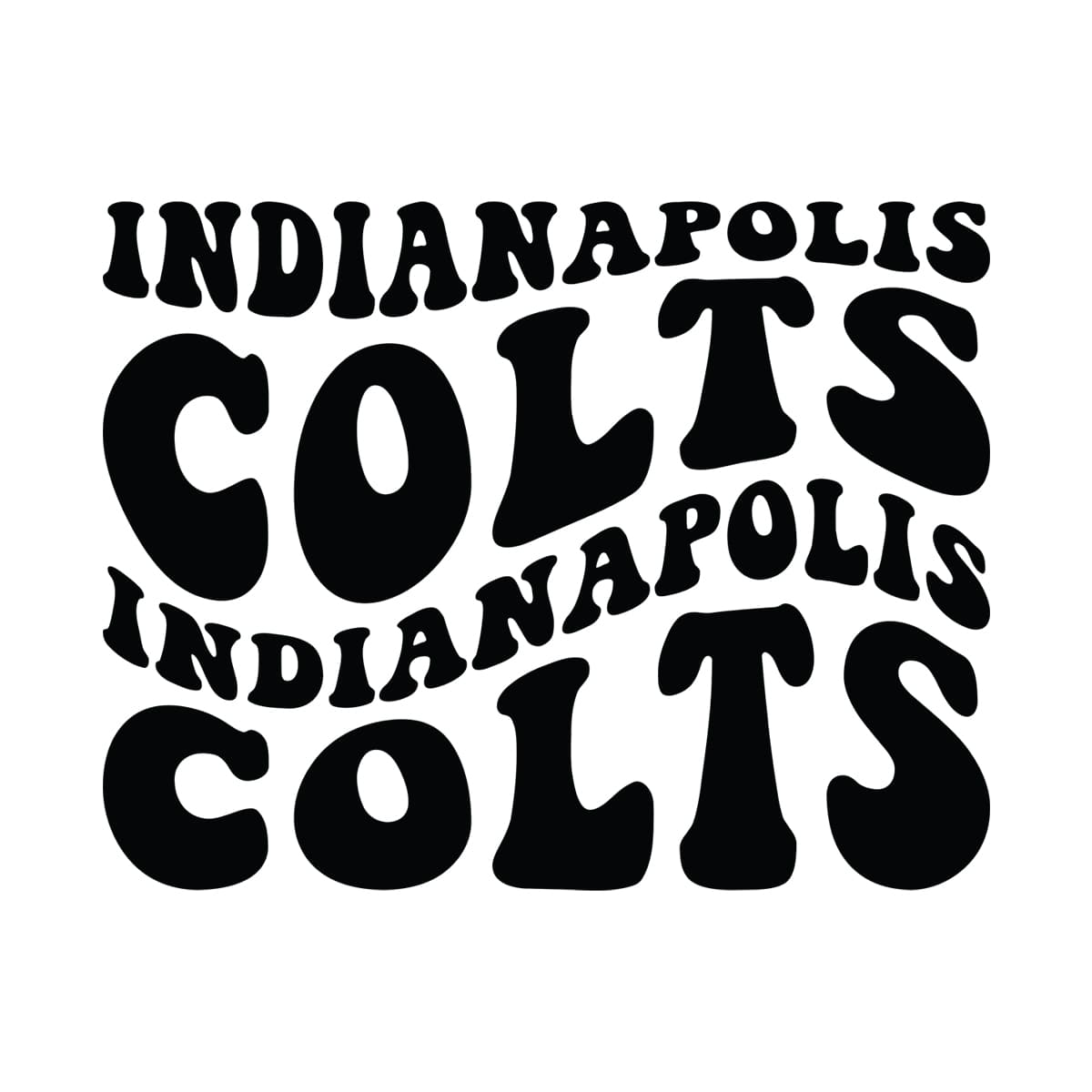 Indianapolis Colts Wavy Stacked Svg Png 7666 A