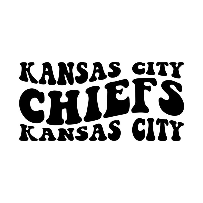 Kansas City Chiefs Wavy Svg Png 7636 A