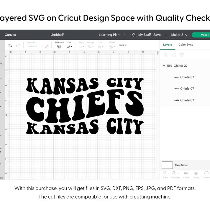 Kansas City Chiefs Wavy Svg Png 7636 Cricut