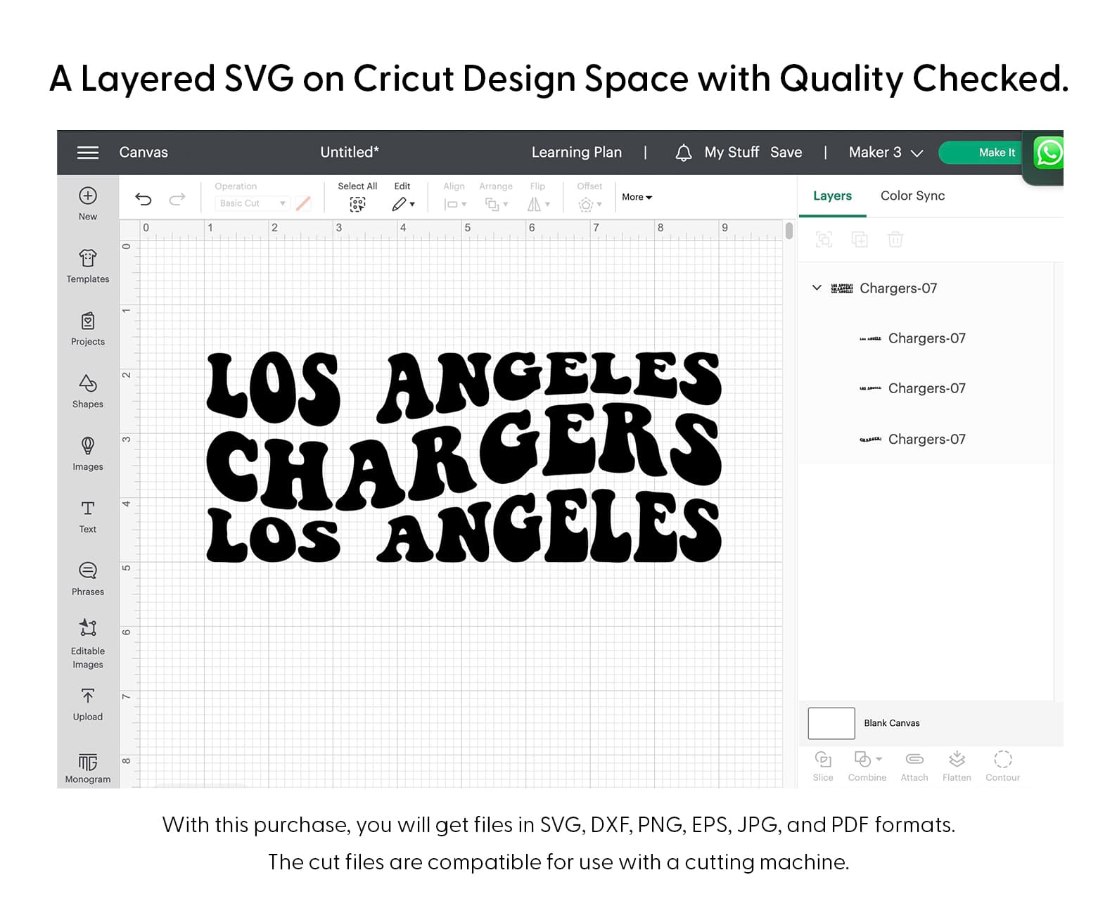 Los Angeles Chargers Wavy Svg Png 7611 Cricut