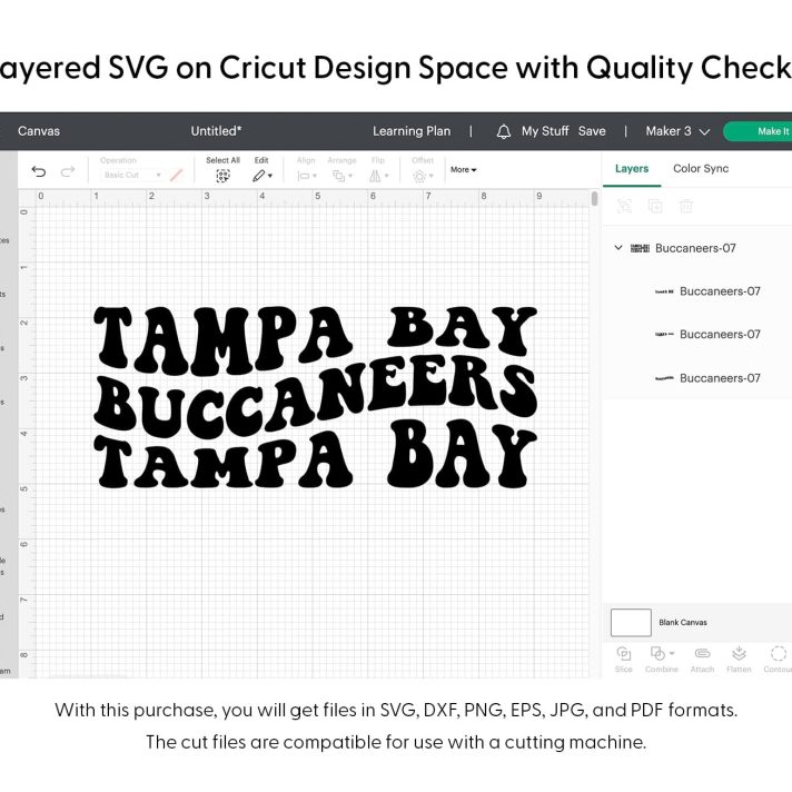 Tampa Bay Buccaneers Wavy Svg Png 7540 Cricut