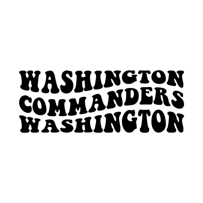 Washington Commanders Wavy Svg Png 7693 A