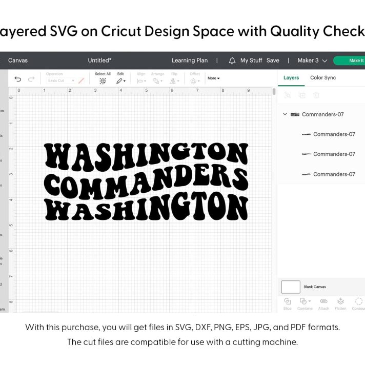 Washington Commanders Wavy Svg Png 7693 Cricut