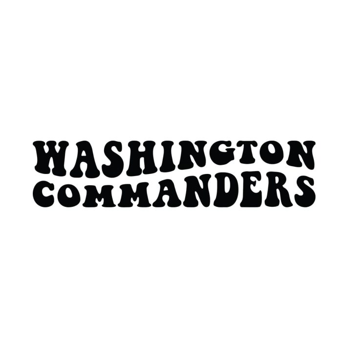 Washington Commanders Wavy Svg Png 7702 A
