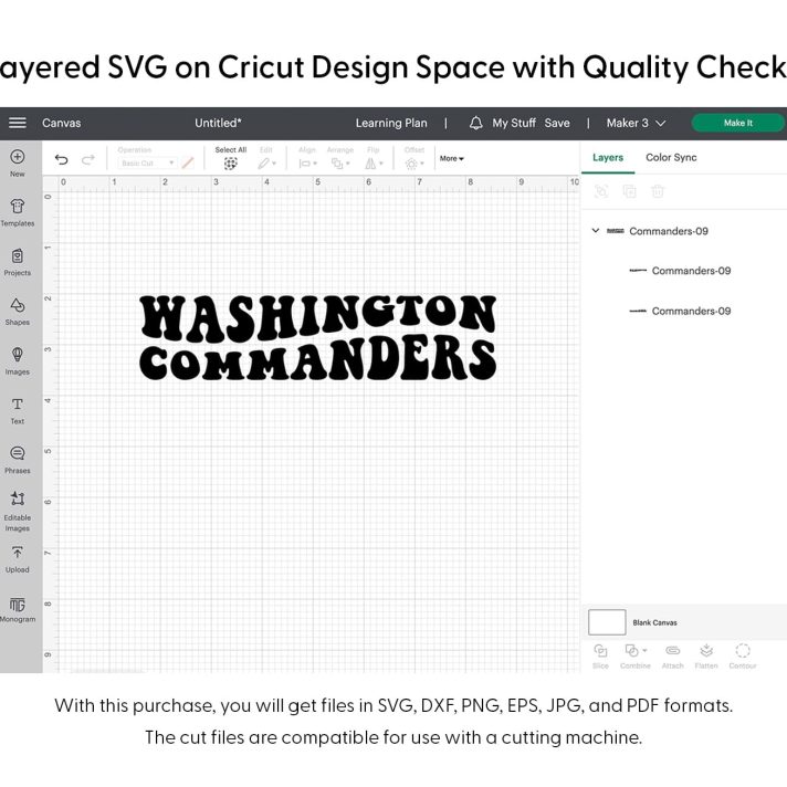 Washington Commanders Wavy Svg Png 7702 Cricut