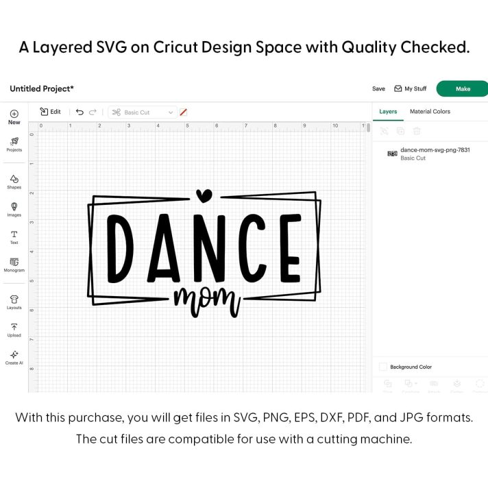 Dance Mom Svg Png 7831 Cricut