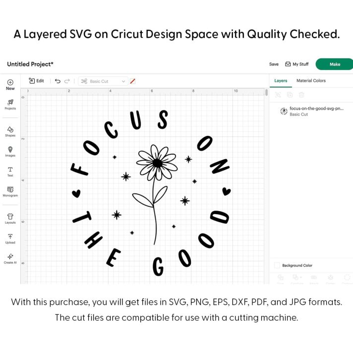 Focus On The Good Svg Png 7924 Cricut