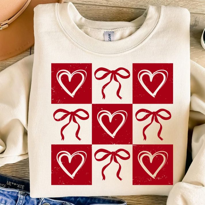 Retro Checkered Valentine Svg Png 7722 A