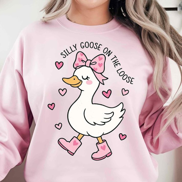 Silly Goose On The Loose Svg Png 7785 A