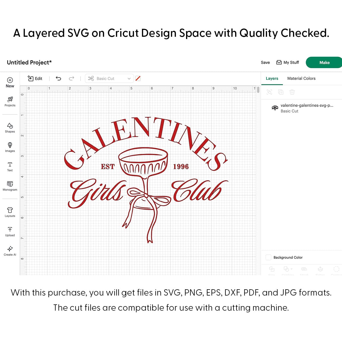 Valentine Galentines Svg Png 7776 Cricut