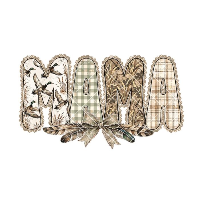 Mallard Duck Mama Sublimation Design 1214