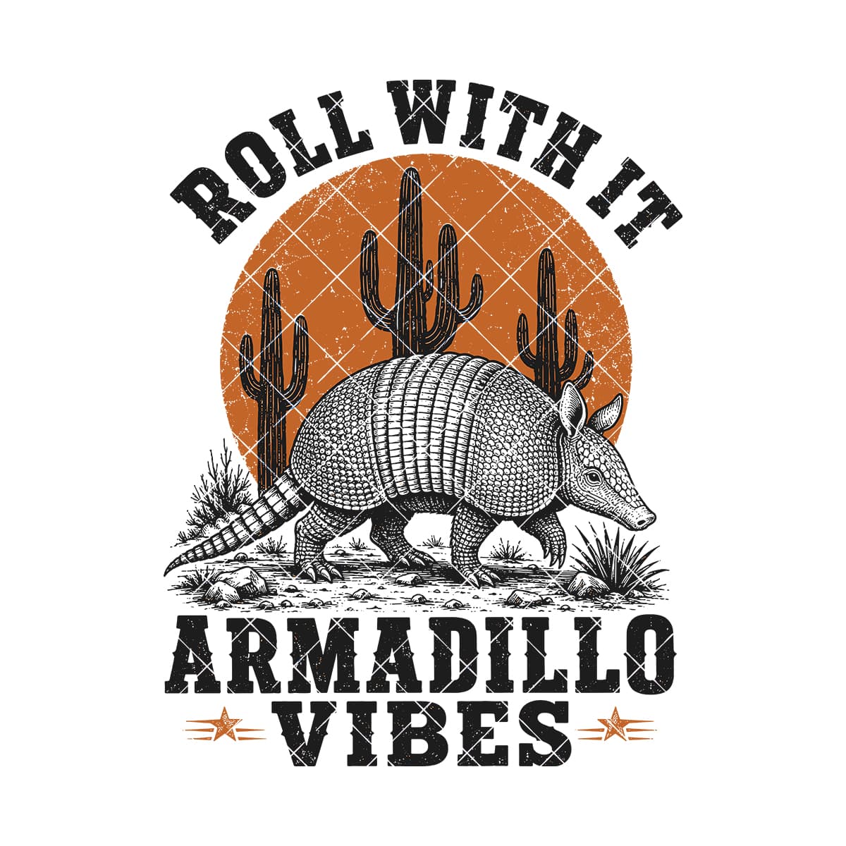 Armadillo Sublimation Design Western Png 1316
