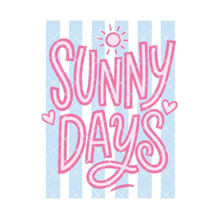 Sunny Days Sublimation Design 1290