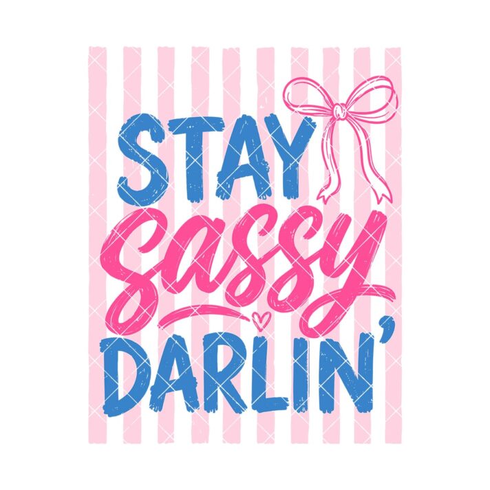Sassy Bow Sublimation Design Png 1343