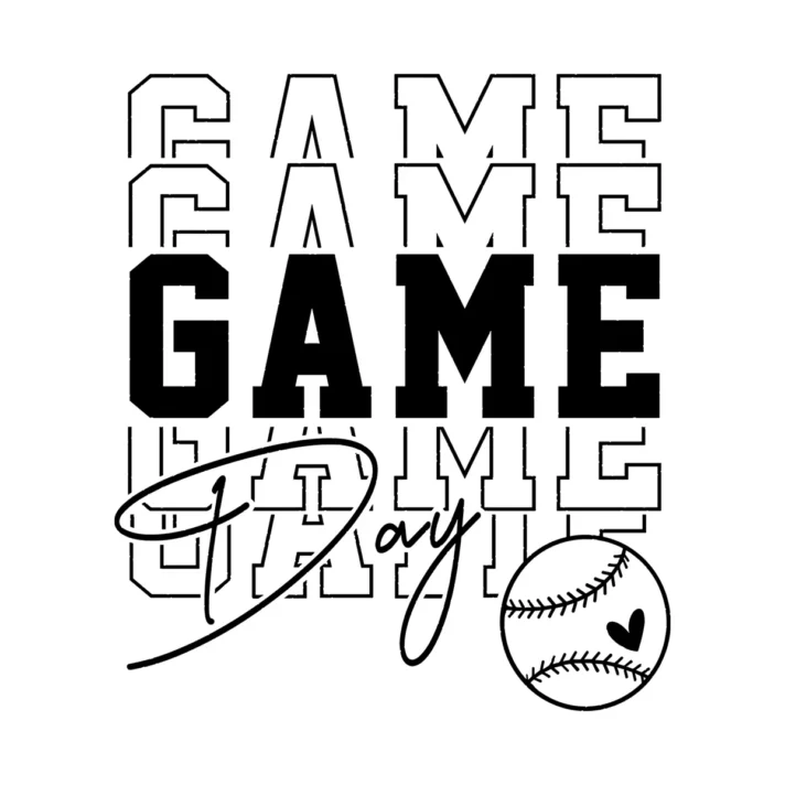 Baseball Game Day Svg Png 1449