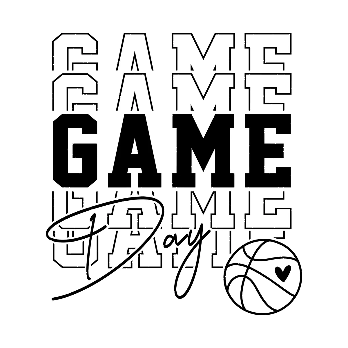 Basketball Game Day Svg Png Sublimation Design 1451