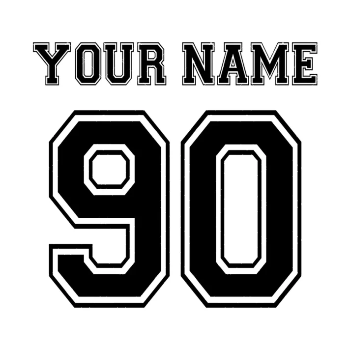 Custom Jersey Name And Number Svg Png 1512