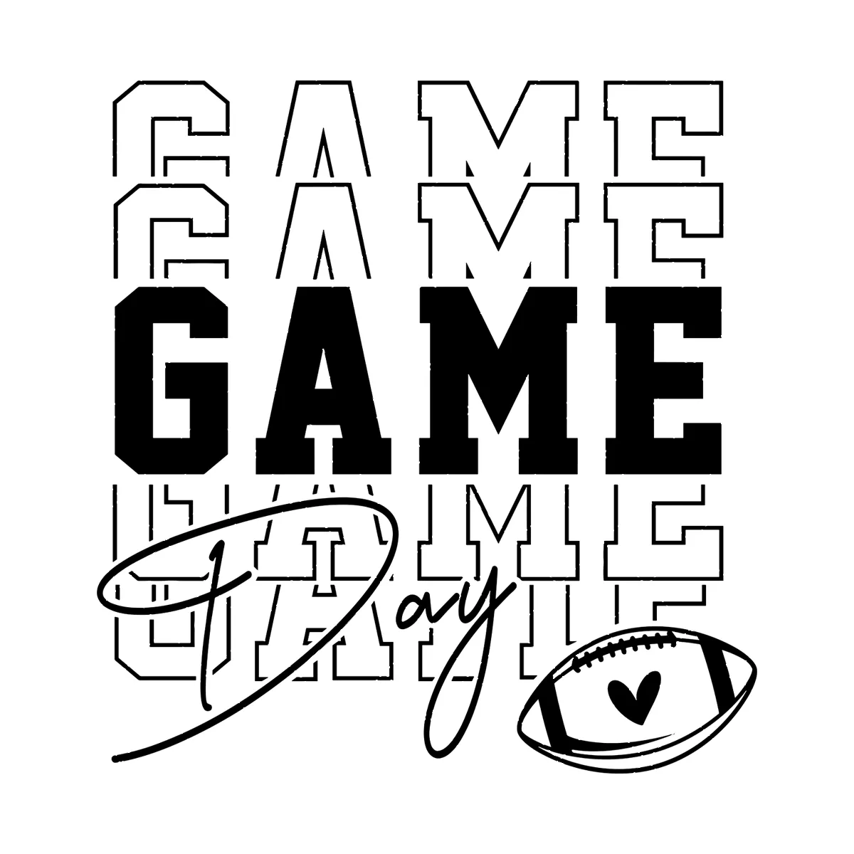 Game Day Football Svg Png Sublimation Design 1421
