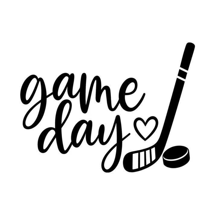 Hockey Game Day Svg Sublimation Design 1564