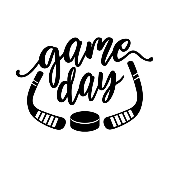 Hockey Game Day Svg Sublimation Design 1578