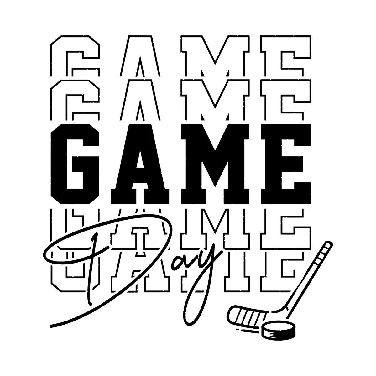 Hockey Game Day Svg Sublimation Png 1456