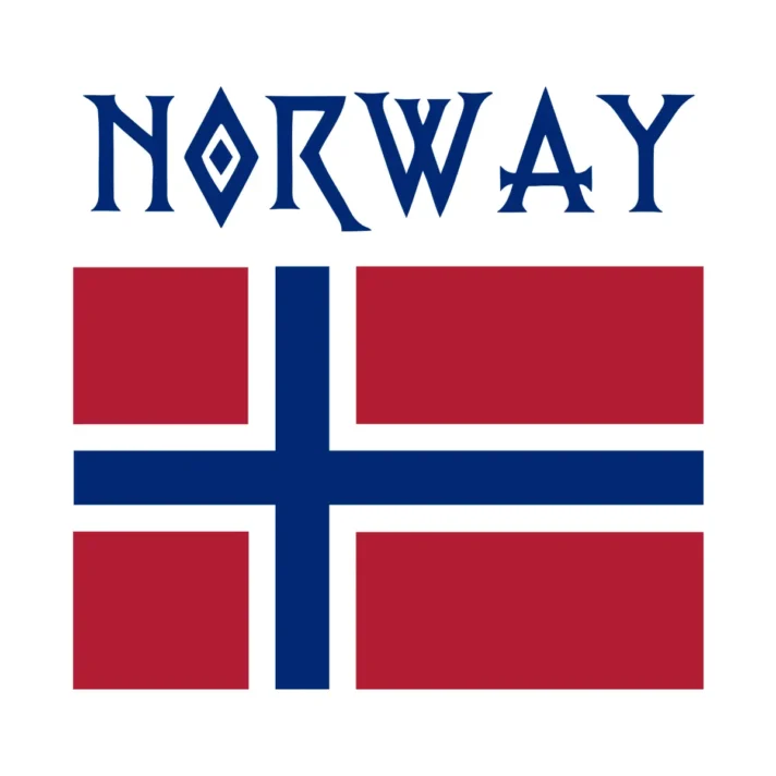 Norway Flag Svg Png Sublimation Design 1528