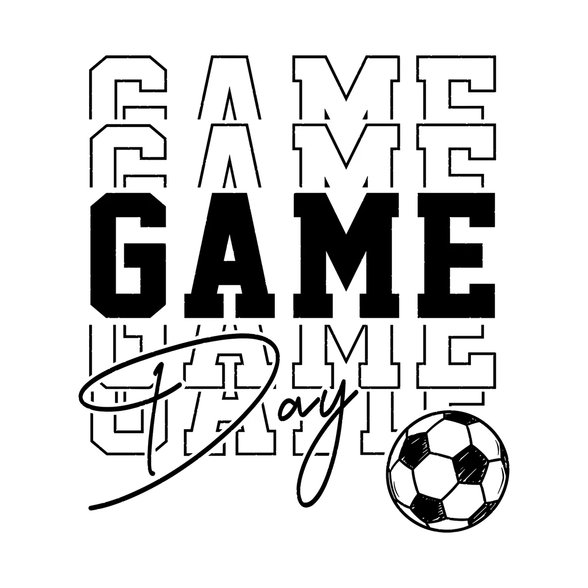 Soccer Game Day Svg Png Sublimation Design 1447