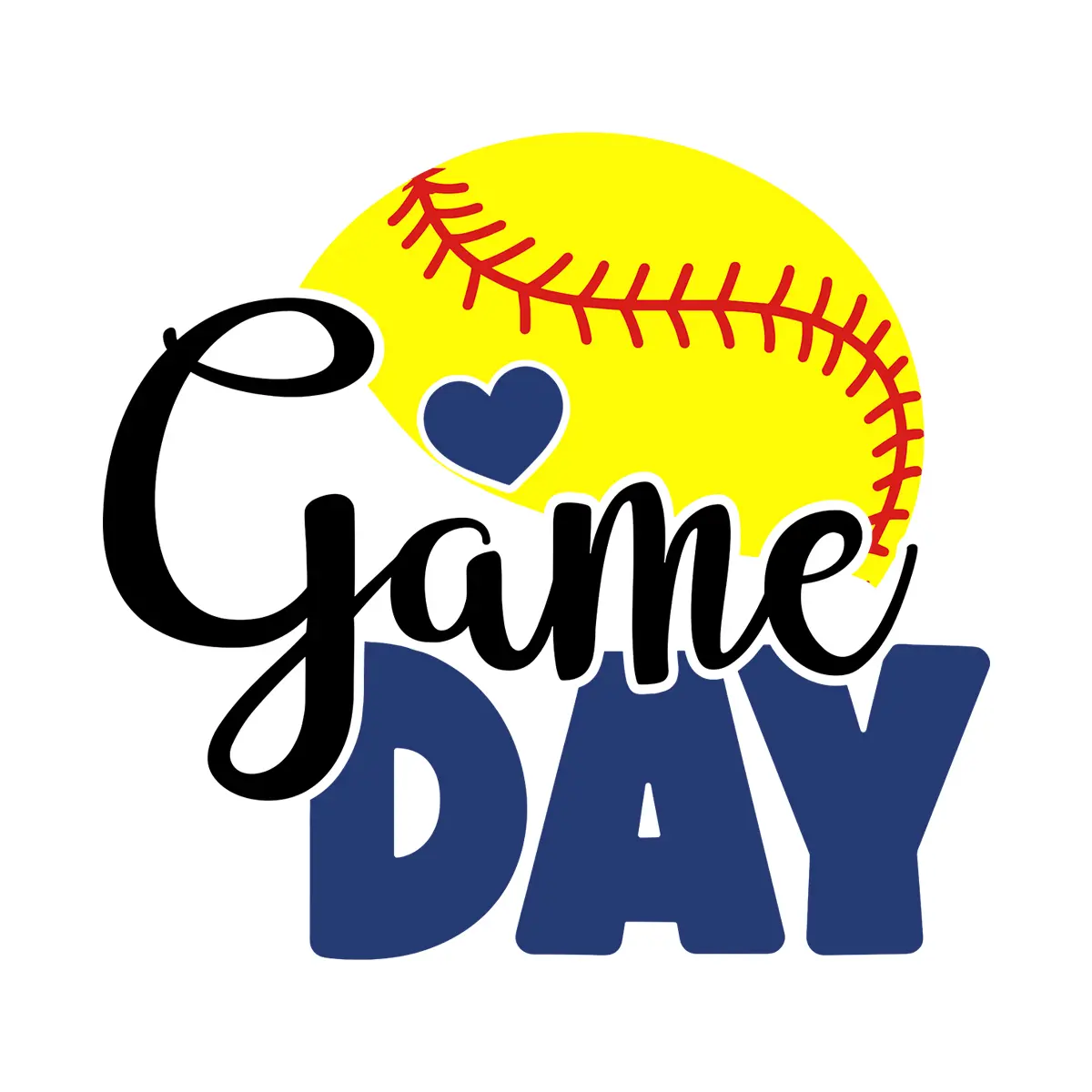 Softball Game Day Svg Png 1552