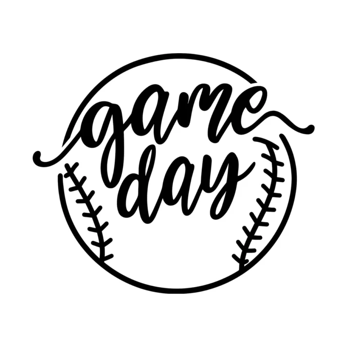Softball Game Day Svg Sublimation Design 1580