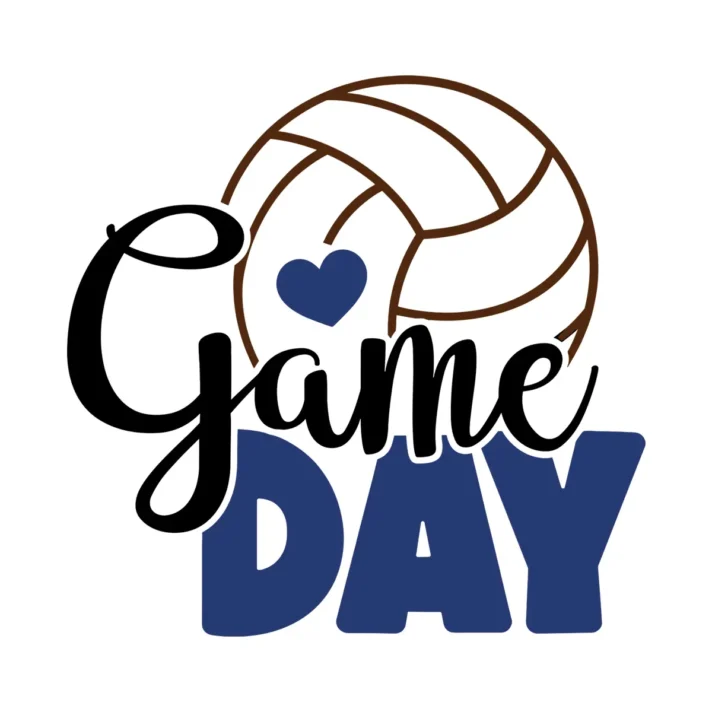 Volleyball Game Day Svg Sublimation Design 1548