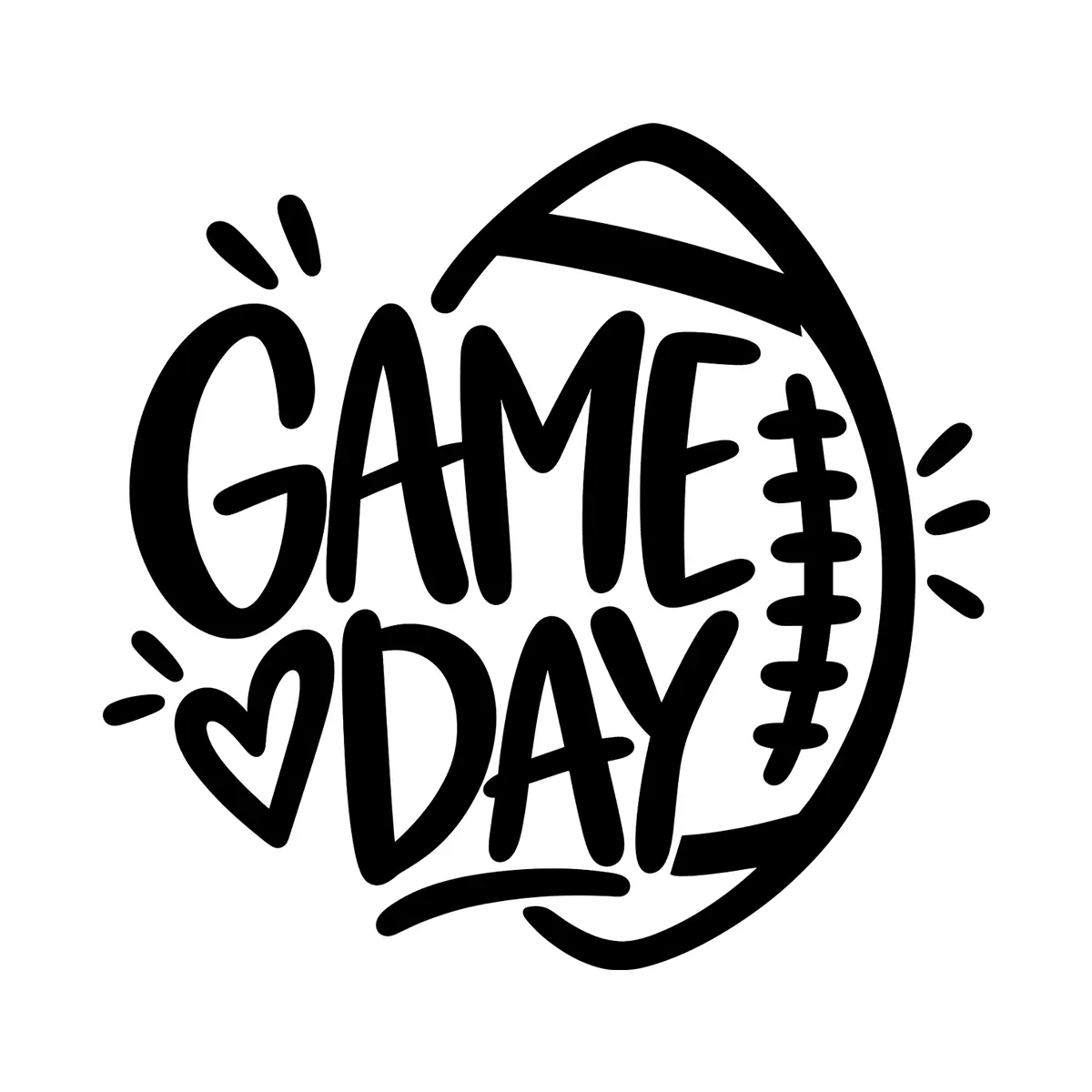 American Football Game Day Svg Sublimation Design 1623