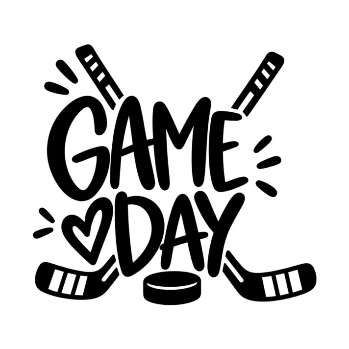 Hockey Game Day Svg Sublimation Design 1633