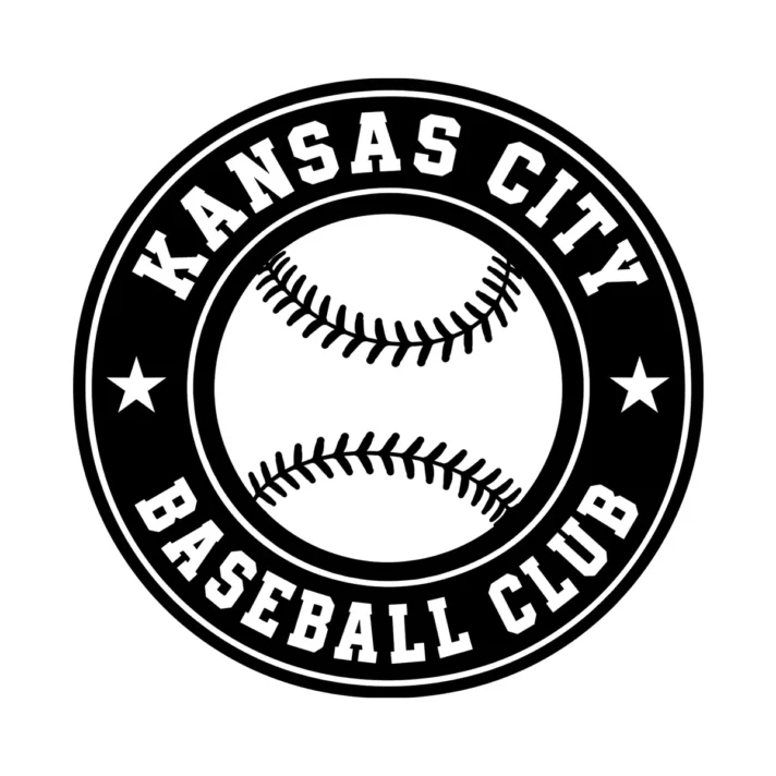 Kansas City Baseball Svg Vintage Club Design 1637